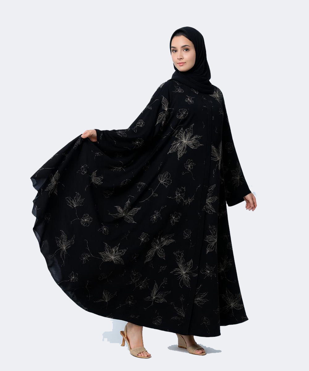 Double Layer Butterfly Style 3 Piece Black
