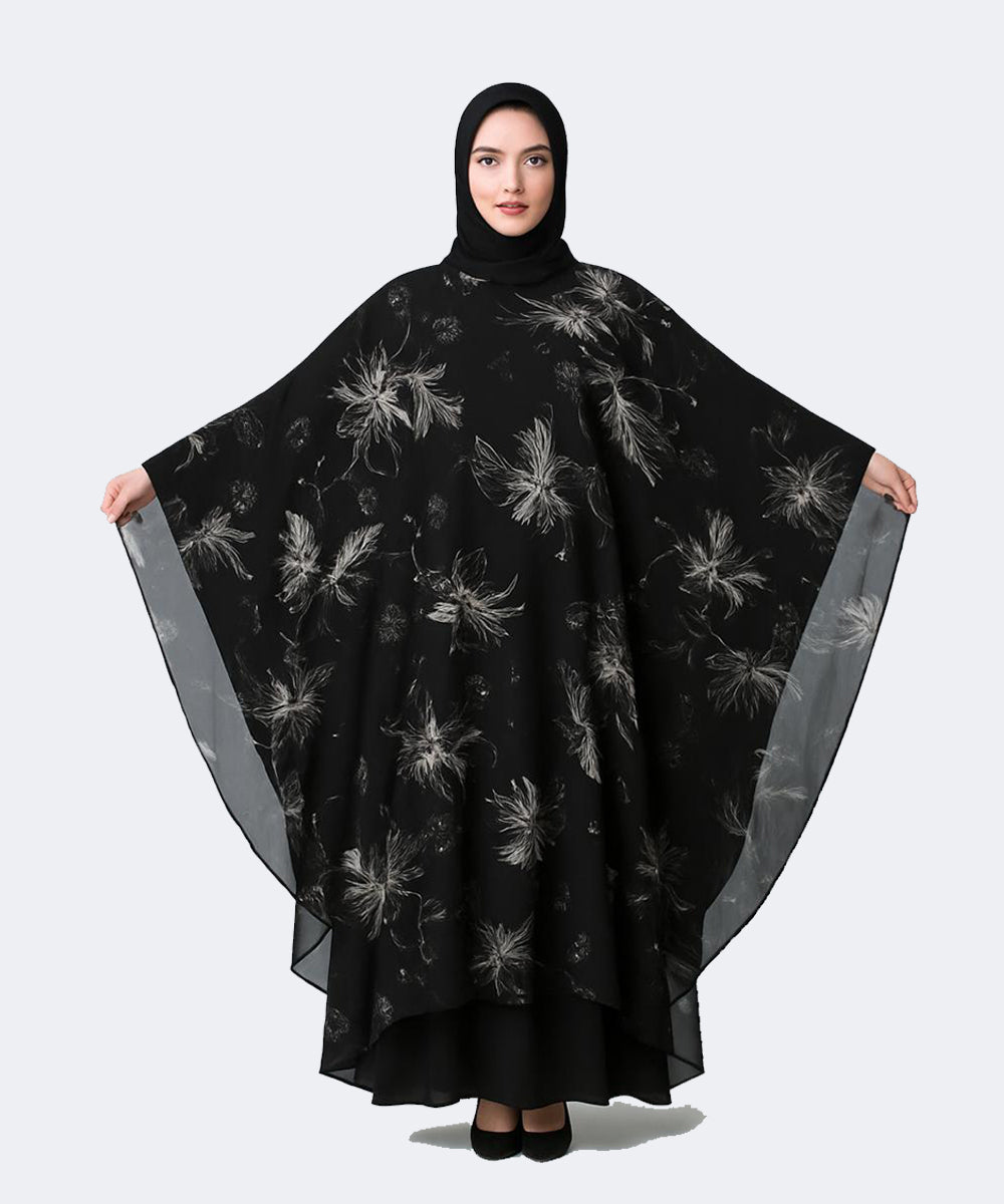 Double Layer Butterfly Style 3 Piece Black