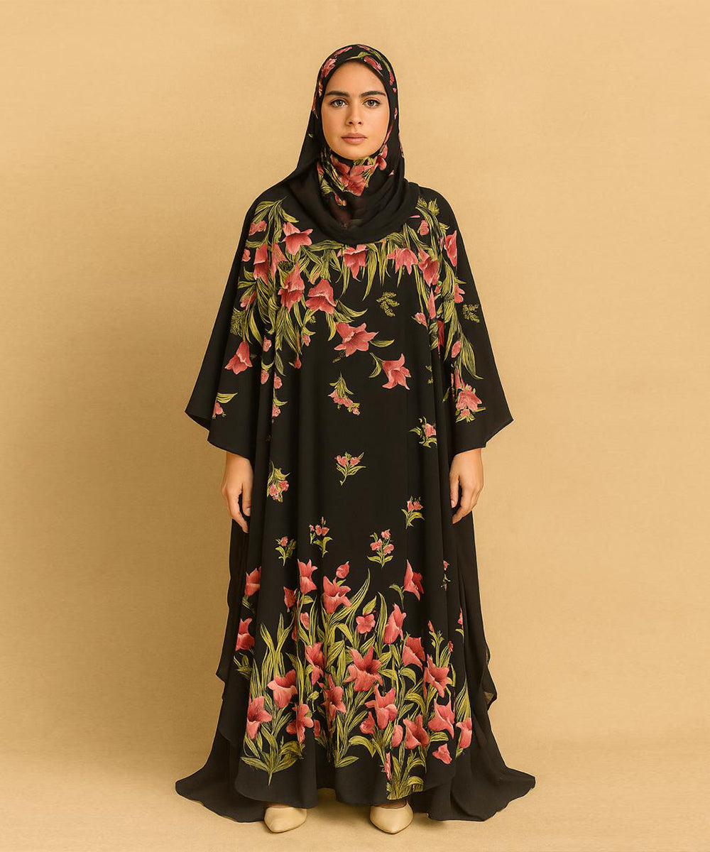 Double Layer Butterfly Style Elegant Black