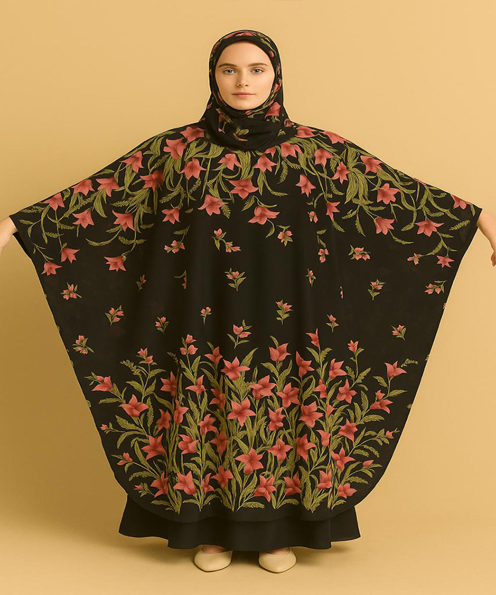 Double Layer Butterfly Style Elegant Black