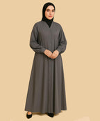 Front-Open with Button-Down Design Grey Unique & Standout Shade