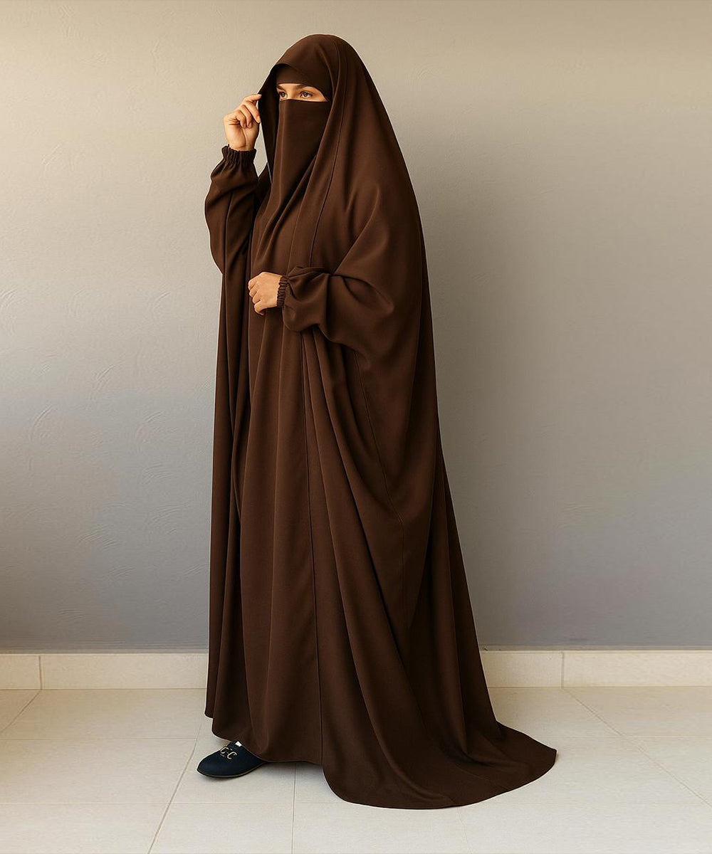 Dark Brown Jilbab