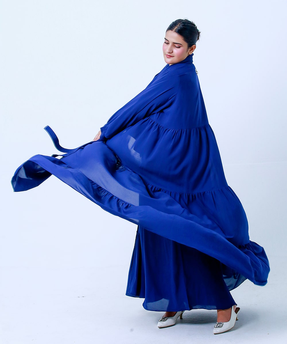 Layer Style Abaya Blue