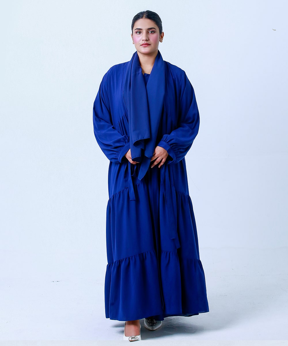 Layer Style Abaya Blue