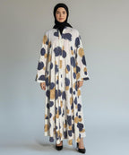Premium Flare Abaya with Front Buttons Design