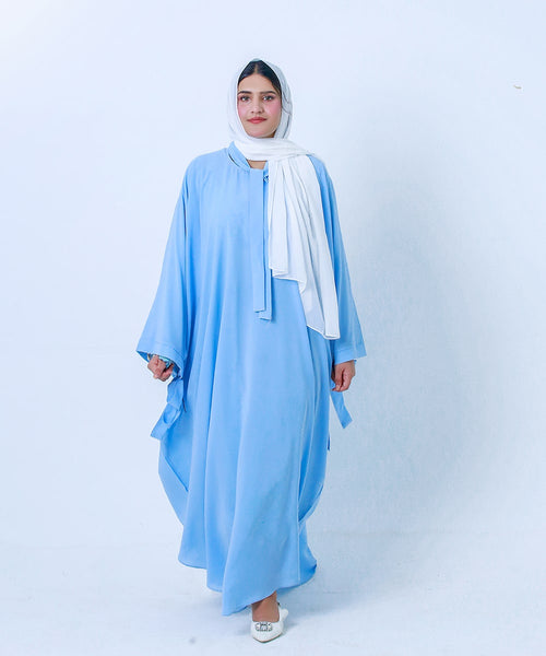 Butterfly Style ABAYA Sky Blue