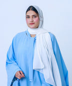 Butterfly Style ABAYA With Stoler Sky Blue