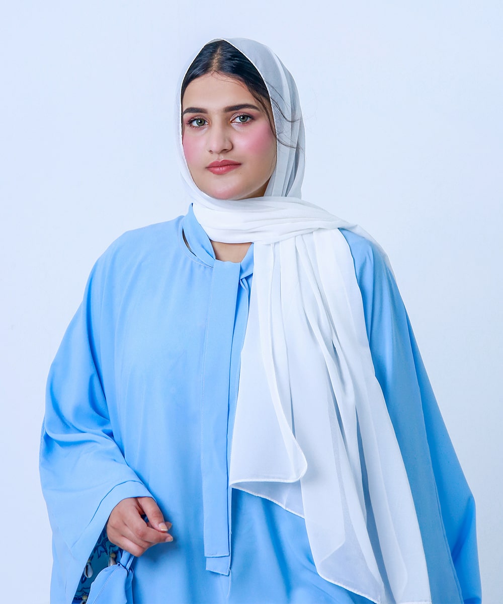 Butterfly Style ABAYA Sky Blue